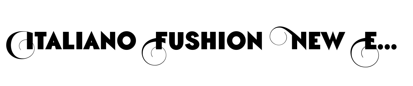 Italiano Fushion New Extra Bold